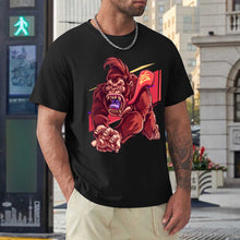 Cargar imagen en el visor de la galería, Camiseta talla grande de manga corta deportiva para hombre FS0803123 Personalizada con Impresión Frontal de una imagen con Foto Logo Patrón Texto