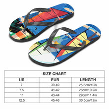 Cargar imagen en el visor de la galería, Chanclas para Playa Verano Mujer Hombre Adulto FS0807016 Personalizadas con Impresión Completa con Foto Logo Patrón Texto