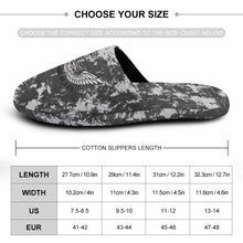 Cargar imagen en el visor de la galería, Pantuflas acogedoras de algodón para el hogar con estampado completo para hombre FS0807019 Personalizadas con Impresión Completa con Foto Logo Patrón Texto