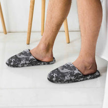 Cargar imagen en el visor de la galería, Pantuflas acogedoras de algodón para el hogar con estampado completo para hombre FS0807019 Personalizadas con Impresión Completa con Foto Logo Patrón Texto