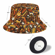 Cargar imagen en el visor de la galería, Sombrero de Pescador / Cubo para Mujer Hombre FS0809027 Personalizado con Impresión de Cinco Imágenes con Fotos Patrón Texto Logo