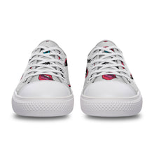 Cargar imagen en el visor de la galería, Zapatos de lona de moda Diseño Asimétrico para mujer hombre FS0811009 Personalizados con Impresión Completa con Foto Logo Patrón Texto