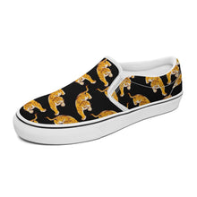 Cargar imagen en el visor de la galería, Zapatos de Lienzo sin Cordones Diseño Asimétrico para Mujer Hombre FS0811012 Personalizados con Impresión Completa con Foto Logo Patrón Texto