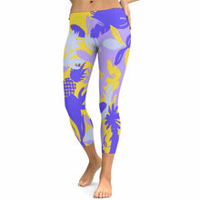Cargar imagen en el visor de la galería, Pantalones 3/4 de Yoga Leggings de Cintura Alta de Fitness Ejercicio para Mujer SY009 Personalizados con Impresión Completa de una imagen con Foto Logo Patrón Texto