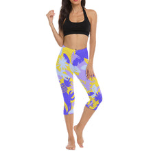 Cargar imagen en el visor de la galería, Pantalones 3/4 de Yoga Leggings de Cintura Alta de Fitness Ejercicio para Mujer SY009 Personalizados con Impresión Completa de una imagen con Foto Logo Patrón Texto
