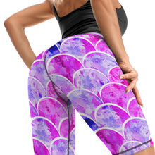 Cargar imagen en el visor de la galería, Mallas Pantalones Cortos de Yoga Leggings Deportivos Cintura Alta de Ejercicio Fitness Running para mujer Y09B Personalizadas con Impresión Completa de una imagen con Foto Logo Patrón Texto