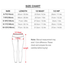 Cargar imagen en el visor de la galería, Pantalones Largos de Yoga Leggings Mallas de Ejercicio Deportes para Niños Niñas Chicas NT09 Personalizados con Impresión Completa con Foto Logo Patrón Texto