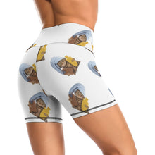 Cargar imagen en el visor de la galería, Leggings de Yoga Pantalones Cortos Deportivos Entrenamiento Cintura Alta para Mujer Y10A Personalizados con Impresión Completa de múltiples imágenes con Foto Logo Patrón Texto