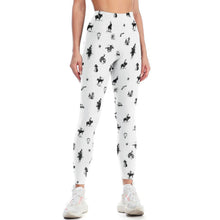 Cargar imagen en el visor de la galería, Leggings Deportivos para Fitness Gimnasio Pantalones de Yoga de Cintura Alta para Mujer YJ033 Personalizados con Impresión Completa de múltiples imágenes con Foto Logo Patrón Texto
