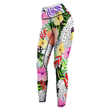 Cargar imagen en el visor de la galería, Pantalones de Yoga de Cintura Alta Leggings Deportivos para Mujer YJ033 con Diseño Personalizados con Impresión Completa de una imagen con Foto Logo Patrón Texto