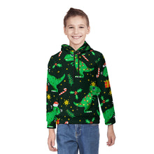 Cargar imagen en el visor de la galería, Sudadera con capucha y estampado para adolescentes unisex niños FS0816039 Personalizada on Impresión Simétrica Completa de una imagen con Foto Logo Patrón Texto