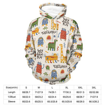 Cargar imagen en el visor de la galería, Sudadera Casual Bolsillo Grande con Capucha para Adultos mujer hombre FS0816043 Personalizada con Impresión Completa con Foto Logo Patrón Texto