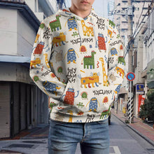 Cargar imagen en el visor de la galería, Sudadera Casual Bolsillo Grande con Capucha para Adultos mujer hombre FS0816043 Personalizada con Impresión Completa con Foto Logo Patrón Texto