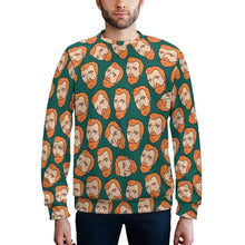 Cargar imagen en el visor de la galería, Sudadera casual con estampado de deporte sin capucha para hombre FS0816074 Personalizada con Impresión Completa de múltiples imágenes con Foto Logo Patrón Texto