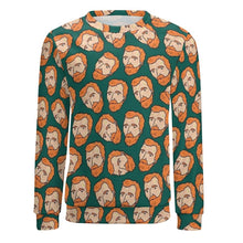 Cargar imagen en el visor de la galería, Sudadera casual con estampado de deporte sin capucha para hombre FS0816074 Personalizada con Impresión Completa de múltiples imágenes con Foto Logo Patrón Texto