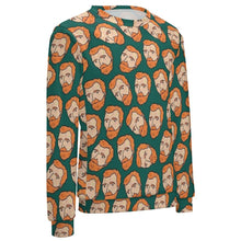 Cargar imagen en el visor de la galería, Sudadera casual con estampado de deporte sin capucha para hombre FS0816074 Personalizada con Impresión Completa de múltiples imágenes con Foto Logo Patrón Texto