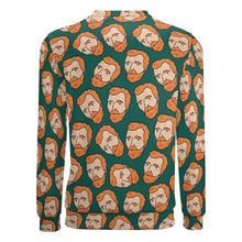 Cargar imagen en el visor de la galería, Sudadera casual con estampado de deporte sin capucha para hombre FS0816074 Personalizada con Impresión Completa de múltiples imágenes con Foto Logo Patrón Texto