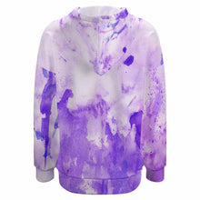 Cargar imagen en el visor de la galería, Sudadera hombros caídos con capucha para mujer NH Personalizada con impresión completa de una imagen con Foto Logo Patrón Texto