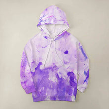 Cargar imagen en el visor de la galería, Sudadera hombros caídos con capucha para mujer NH Personalizada con impresión completa de una imagen con Foto Logo Patrón Texto