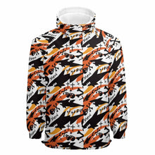 Cargar imagen en el visor de la galería, Chaqueta con Capucha Velcro de Deporte Multifuncional de Primavera Otoño Invierno para hombre A541 Personalizada con Impresión Completa de una imagen con Foto Logo Patrón Texto