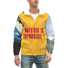 Cargar imagen en el visor de la galería, Chaqueta corta deportiva moderna gruesa con forro polar para hombre A679 Personalizada con Impresión Completa de múltiples imágenes con Foto Logo Patrón Texto