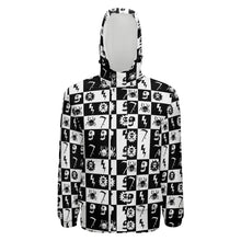 Cargar imagen en el visor de la galería, Chaqueta corta deportiva moderna gruesa con forro polar para hombre A679 Personalizada con Impresión Completa de una imagen con Foto Logo Patrón Texto