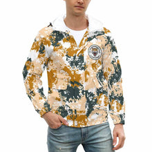 Cargar imagen en el visor de la galería, Chaqueta ligera corta con cremallera estampado de Primavera Otoño para hombre A537 Personalizada con Impresión Completa de múltiples imágenes con Foto Logo Patrón Texto