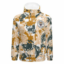 Cargar imagen en el visor de la galería, Chaqueta ligera corta con cremallera estampado de Primavera Otoño para hombre A537 Personalizada con Impresión Completa de múltiples imágenes con Foto Logo Patrón Texto