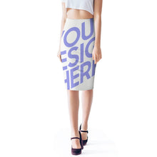 Cargar imagen en el visor de la galería, Falda de Cadera Larga Sexy de Moda Suave con Cremallera para Mujer FS0819001 Personalizada con Impresión Completa con Foto Logo Patrón Texto