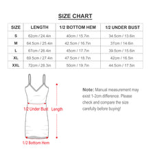 Cargar imagen en el visor de la galería, Vestido Ajustado con Cuello de Pico de Tirantes para Mujer NZ006 Personalizado con Impresión Completa de múltiples imágenes con Foto Logo Patrón Texto