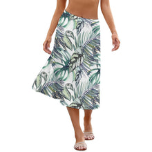 Cargar imagen en el visor de la galería, Falda midi holgada estampada versátil suave larga de moda verano para Mujer NZ030 Personalizada con Impresión Completa de múltiples imágenes con Foto Logo Patrón Texto