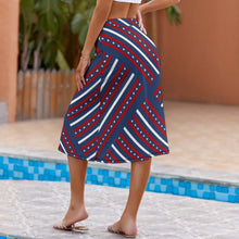 Cargar imagen en el visor de la galería, Falda larga holgada suave de moda verano con estampado para Mujer NZ030 Personalizada con Impresión Completa de una imagen con Foto Logo Patrón Texto