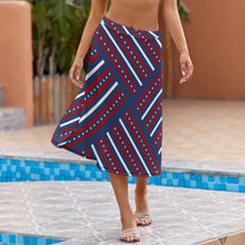 Cargar imagen en el visor de la galería, Falda larga holgada suave de moda verano con estampado para Mujer NZ030 Personalizada con Impresión Completa de una imagen con Foto Logo Patrón Texto