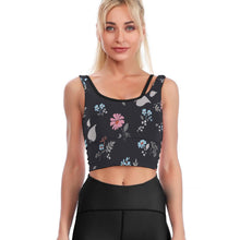 Cargar imagen en el visor de la galería, Top de Yoga Sujetador Deportivo de gimnasio entrenamiento para Mujer YJ023 Personalizado con Impresión Completa de múltiples imágenes con Foto Logo Patrón Texto