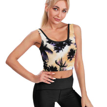 Cargar imagen en el visor de la galería, Sujetador Corto de Yoga Top Deportivo de entrenamiento para Mujer YJ023 con Diseño Personalizado con Impresión Completa de una imagen con Foto Logo Patrón Texto