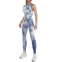 Cargar imagen en el visor de la galería, Mono Jumpsuit de Yoga Leggings Deportivos de Entrenamiento Ejercicio Fitness XG001 Personalizado con Impresión Completa de múltiples imágenes con Foto Logo Patrón Texto