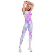 Cargar imagen en el visor de la galería, Mono de Yoga Leggings sin mangas de deporte fitness para Mujer XG001 Personalizado con Impresión Completa de una imagen con Foto Logo Patrón Texto