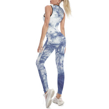 Cargar imagen en el visor de la galería, Mono Jumpsuit de Yoga Leggings Deportivos de Entrenamiento Ejercicio Fitness XG001 Personalizado con Impresión Completa de múltiples imágenes con Foto Logo Patrón Texto