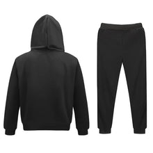 Cargar imagen en el visor de la galería, Traje de sudadera de dos piezas casual con estampado capucha para adolescentes hombre FS0823050 Personalizado con Impresión Frontal de dos imágenes con Foto Logo Patrón Texto
