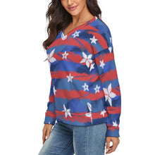 Cargar imagen en el visor de la galería, Jersey Suéter Suave con Estampado Cuello en V para Mujer MY02 Personalizado con Impresión Completa de múltiples imágenes con Foto Logo Patrón Texto