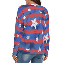 Cargar imagen en el visor de la galería, Jersey Suéter Suave con Estampado Cuello en V para Mujer MY02 Personalizado con Impresión Completa de múltiples imágenes con Foto Logo Patrón Texto