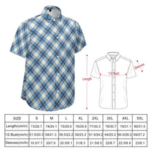 Cargar imagen en el visor de la galería, Camisa clásica botones de manga corta para hombre 3M37 Personalizada con Impresión Completa de múltiples imágenes con Foto Logo Patrón Texto