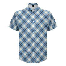 Cargar imagen en el visor de la galería, Camisa clásica botones de manga corta para hombre 3M37 Personalizada con Impresión Completa de múltiples imágenes con Foto Logo Patrón Texto