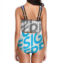 Cargar imagen en el visor de la galería, Traje de baño / Bikini / Tankini con Volantes Sexy para Mujer FT5095 Personalizado con Impresión Completa con Foto Logo Patrón Texto