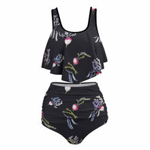 Cargar imagen en el visor de la galería, Traje de baño / Bikini / Tankini con Volantes Sexy para Mujer FT5095 Personalizado con Impresión Completa con Foto Logo Patrón Texto