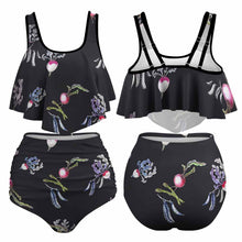 Cargar imagen en el visor de la galería, Traje de baño / Bikini / Tankini con Volantes Sexy para Mujer FT5095 Personalizado con Impresión Completa con Foto Logo Patrón Texto