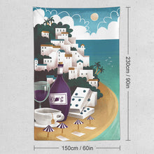 Cargar imagen en el visor de la galería, Tapiz para Hogar (Versión Vertical) con Diseño Personalizado Personalizada de Tus Fotos o Nombres Online