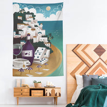 Cargar imagen en el visor de la galería, Tapiz para Hogar (Versión Vertical) con Diseño Personalizado Personalizada de Tus Fotos o Nombres Online