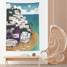 Cargar imagen en el visor de la galería, Tapiz para Hogar (Versión Vertical) con Diseño Personalizado Personalizada de Tus Fotos o Nombres Online