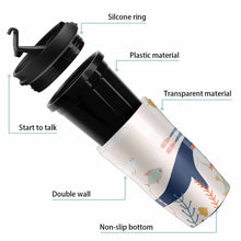 Cargar imagen en el visor de la galería, Taza de café con Tapa con Impresión Completa de Diseño Personalizado Personalizada de Tus Fotos o Textos Online